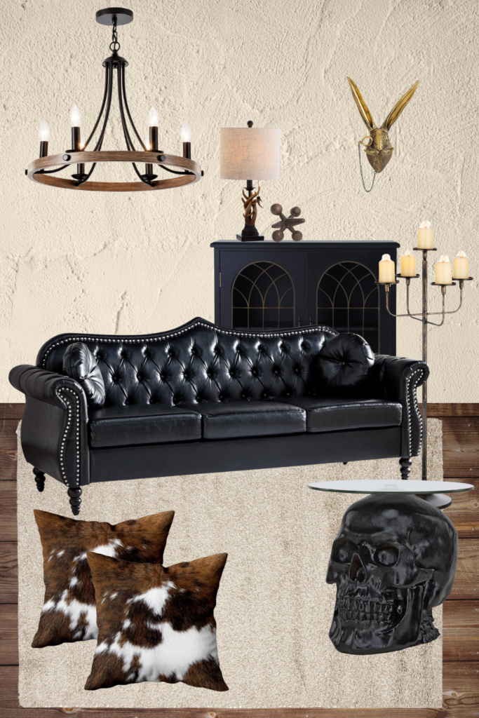 western gothic design home decor