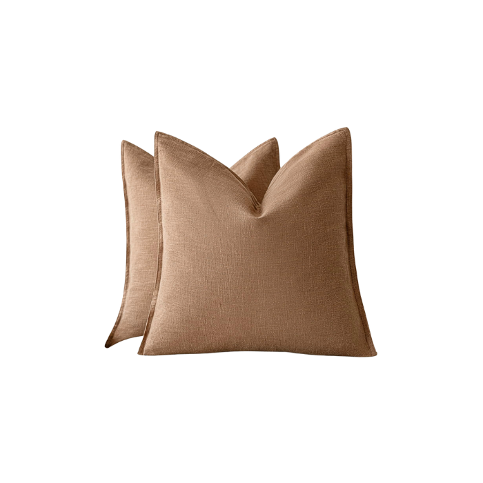 brown throw pillow sofa couch living room bedroom