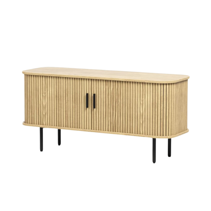 nordic minimalistic entryway wooden console